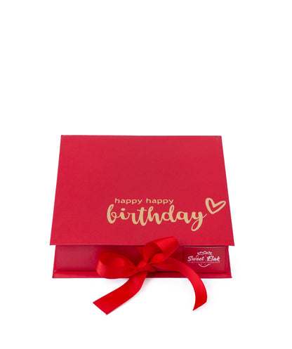 Chocolate covered strawberry `Sweet Elak` Happy Birthday